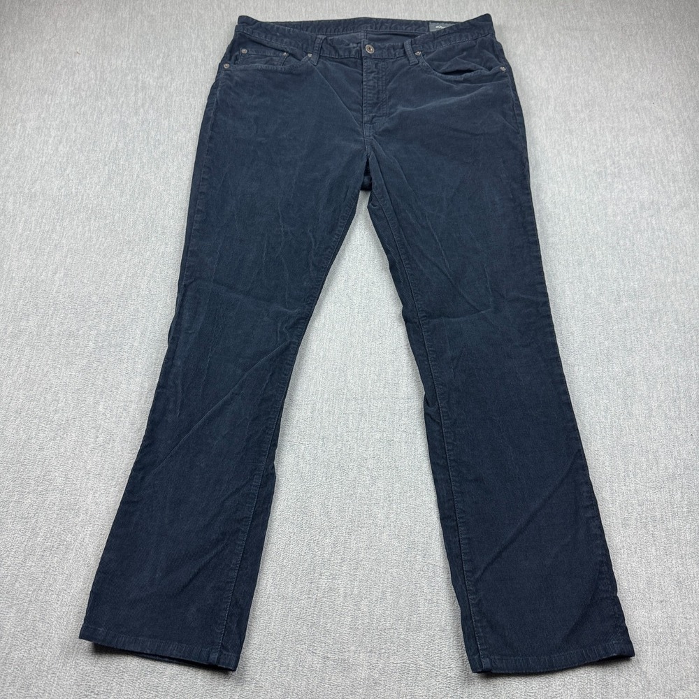 Bonobos Pants Men 36X32 Fit 36X30 Blue Corduroy Slim Fit Chino Stretch Preppy